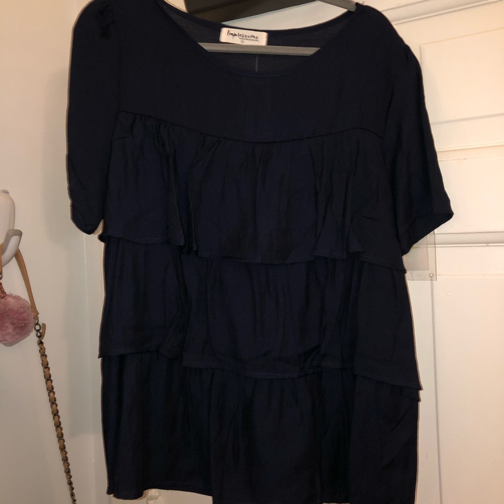 Navy Top - Large